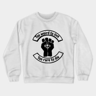 Authentic shotgun art made at Hunter S. Thompson's Owl Farm shooting range Crewneck Sweatshirt